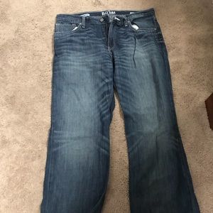 Men’s buckle reclaim jeans